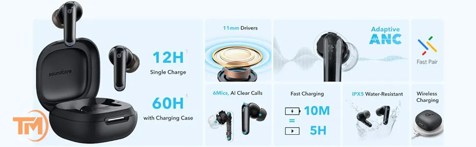 هندزفری بلوتوثی انکر Soundcore P40i