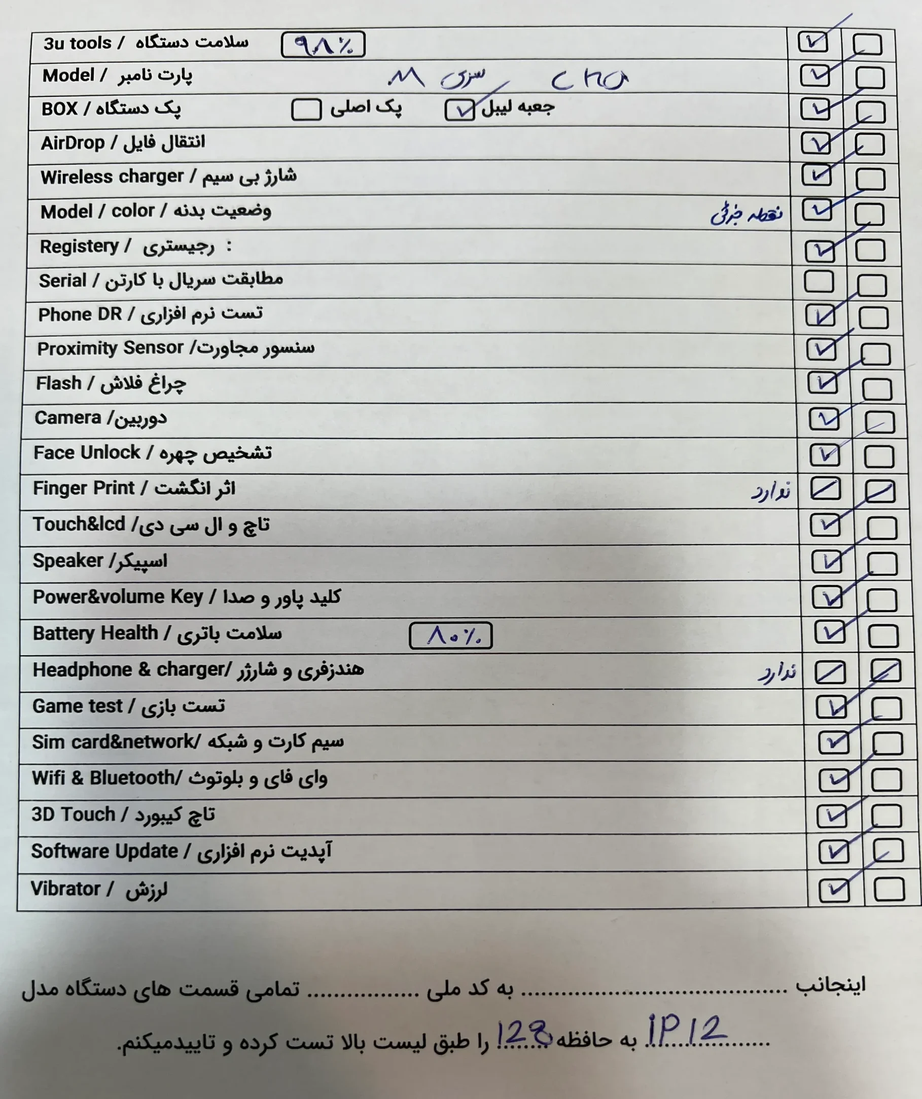 آیفون 12 کارکرده