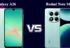 مقایسه سامسونگ Galaxy A26 با شیائومی Redmi Note 14 Pro
